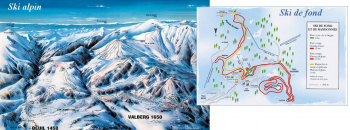 plan des pistes Beuil les launes