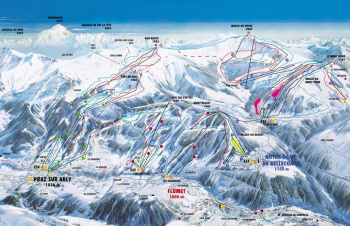 plan des pistes Notre-Dame-de-Bellecombe