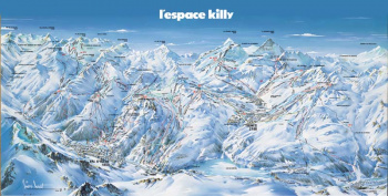 plan des pistes Val d'Isère