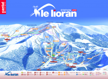 plan des pistes Le Lioran