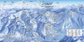 plan des pistes Praz sur Arly