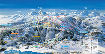 plan des pistes les Angles