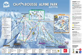 plan des pistes Chamrousse