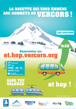 plan des navettes Villard de Lans Corrençon