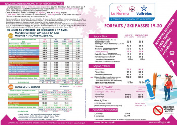 plan des navettes La Norma